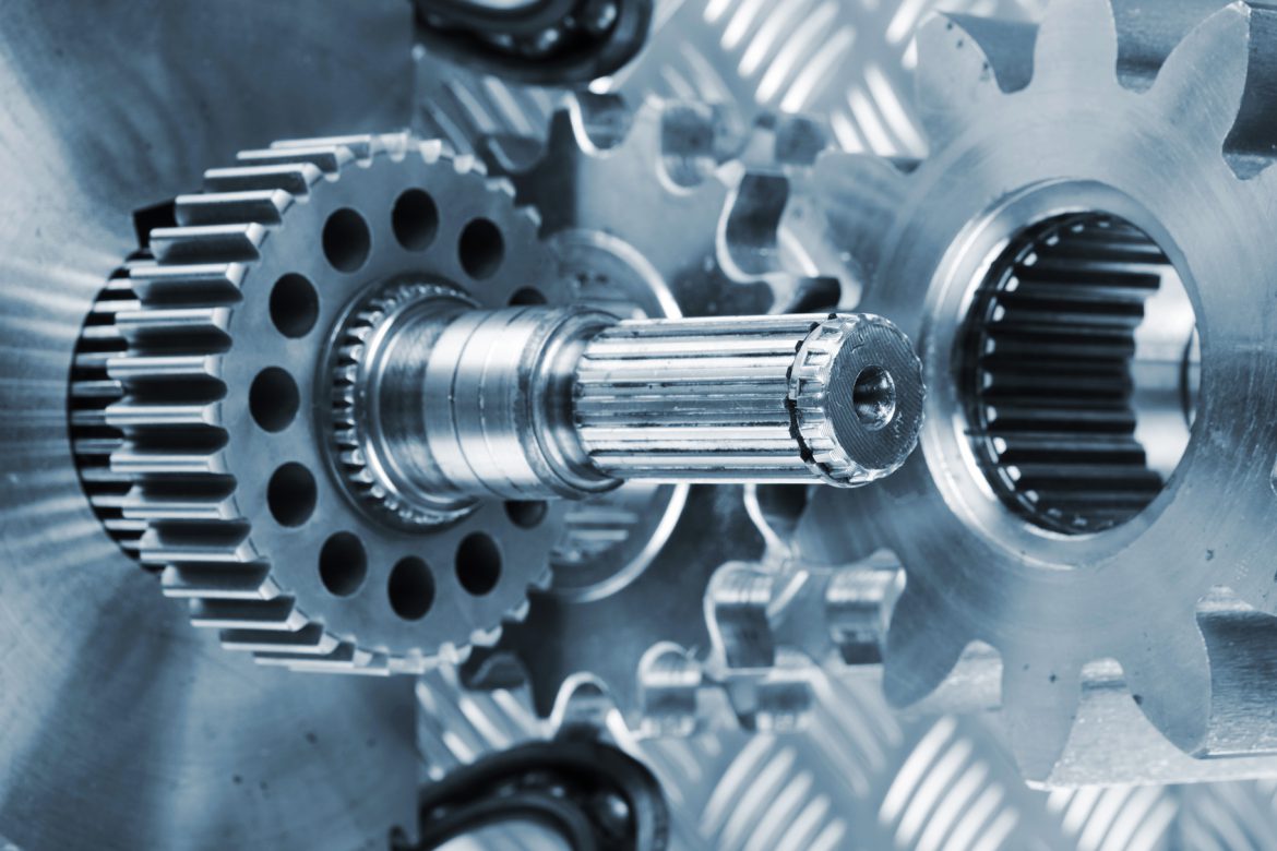 titanium and steel gears and cogs